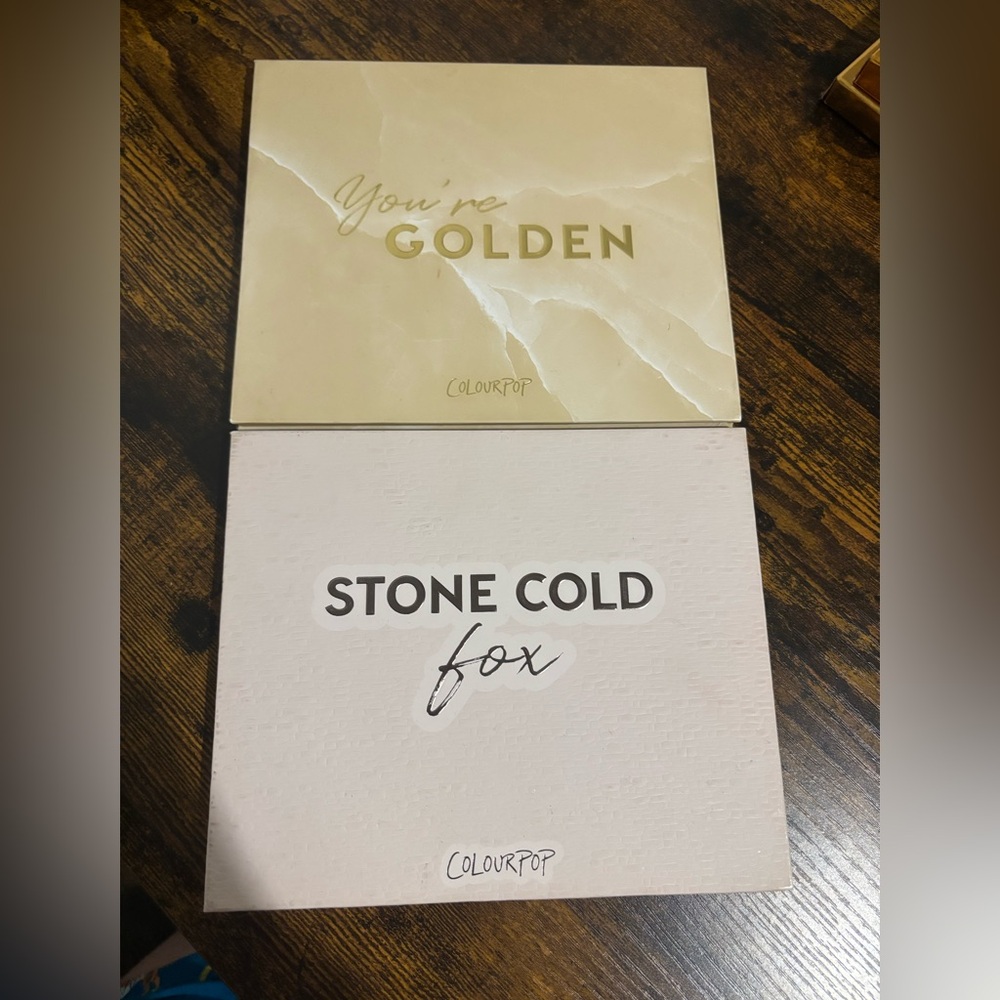 Colourpop Stone Cold Fox and You’re Golden Pallet Bundle